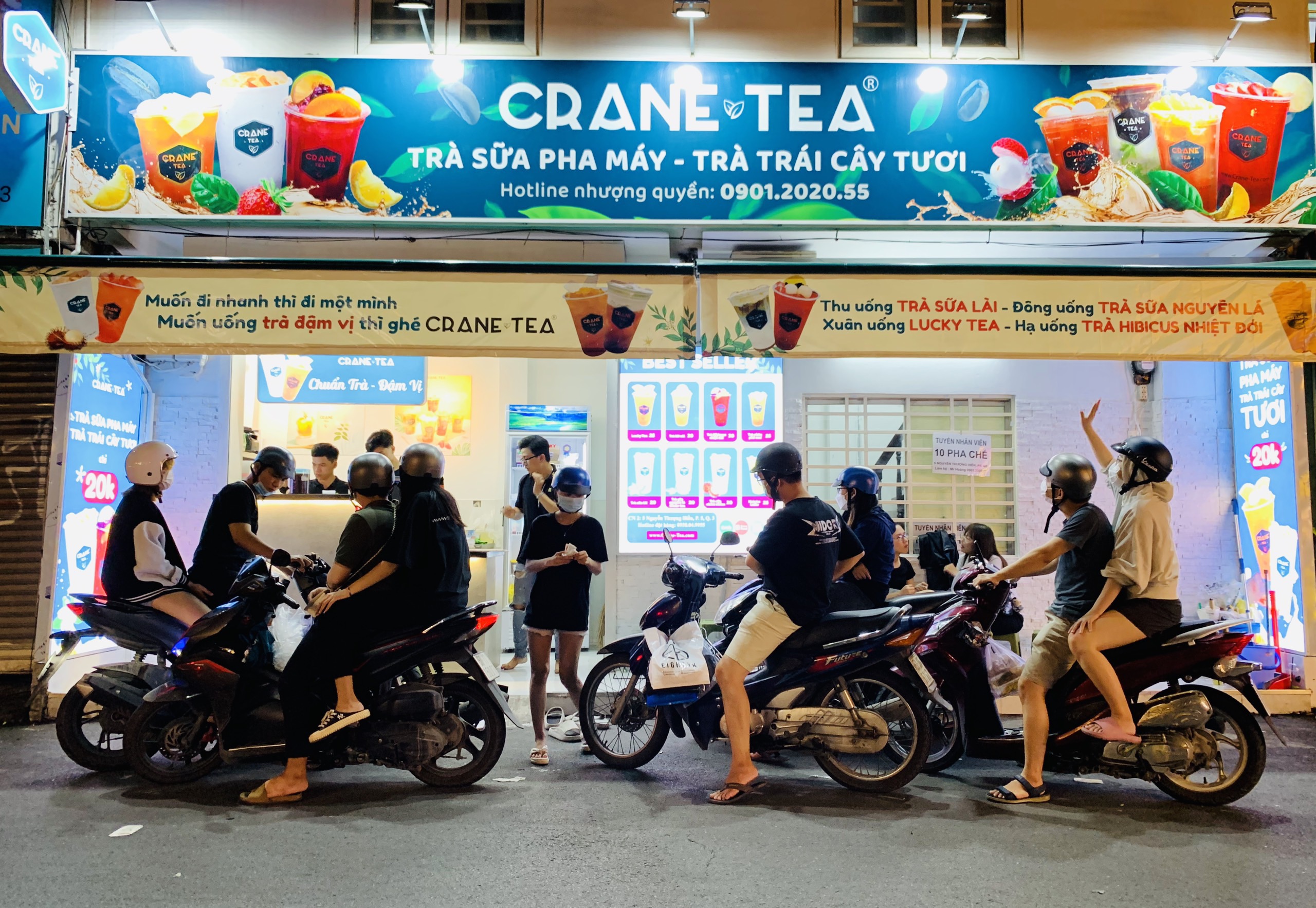 Nhượng Quyền Trà Sữa Crane Tea