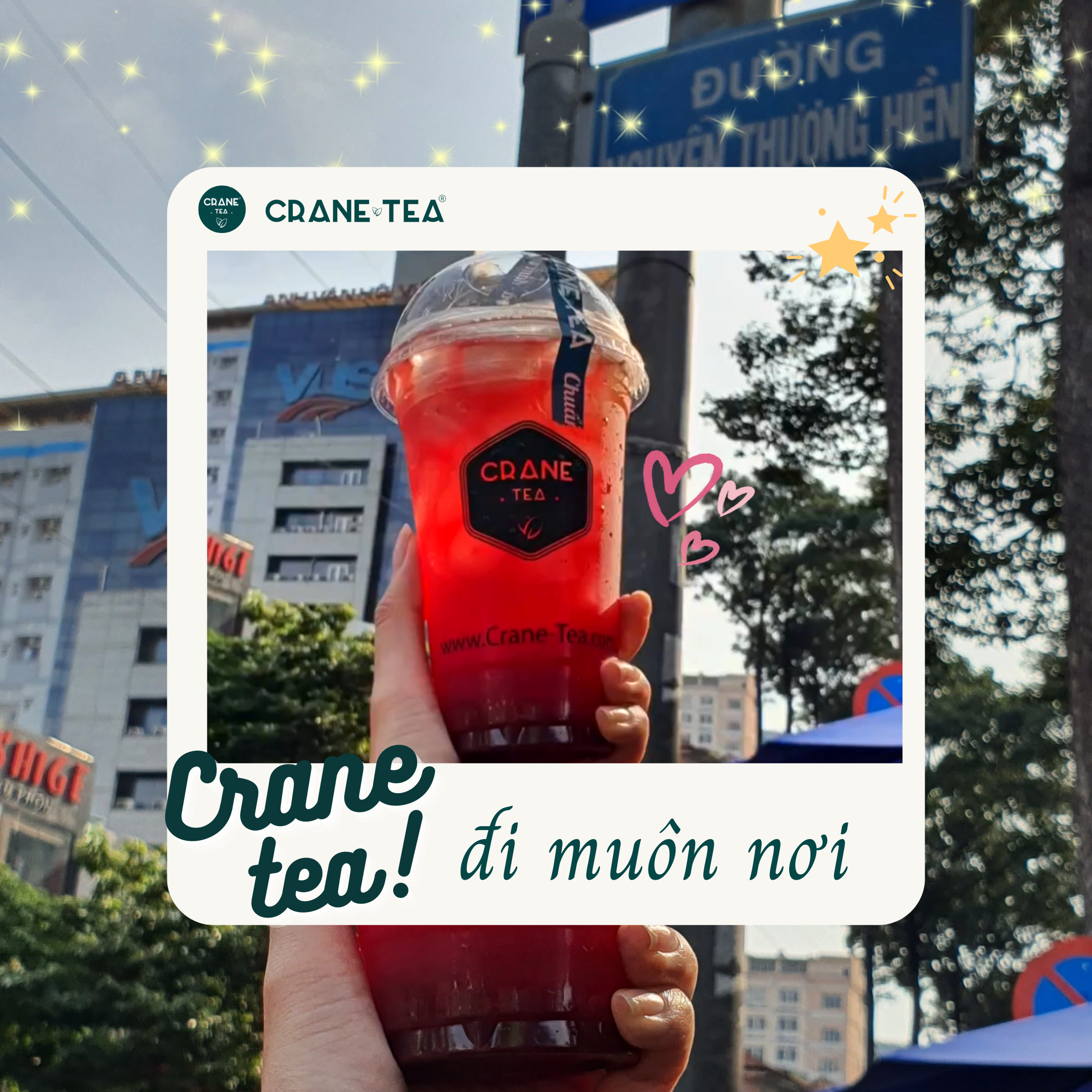 Nhượng quyền trà sữa Crane Tea